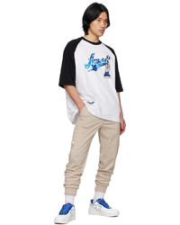 AAPE BY A BATHING APE White Camouflage T Shirt