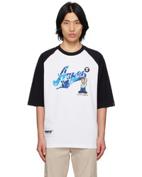 AAPE BY A BATHING APE White Camouflage T Shirt