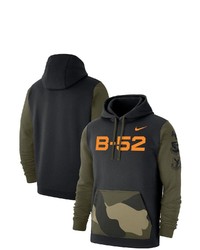 Nike Black Air Force Falcons Rivalry B 52 Block Pullover Hoodie At Nordstrom