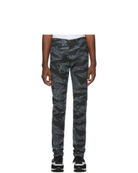 Black Camouflage Jeans
