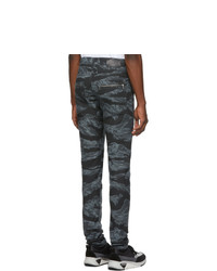 Diesel Black And Grey D Amny Sp1 Jeans