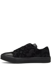 Alexander McQueen Black Jacquard Camo Sneakers