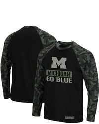 Colosseum Blackcamo Michigan Wolverines Oht Military Appreciation Big T Sleeve T Shirt At Nordstrom
