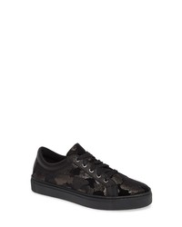 Black Camouflage Low Top Sneakers