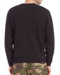 Mostly Heard Rarely Seen Camouflage Mesh Panel Sweatshirt