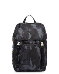 Prada Printed Technical Fabric Backpack
