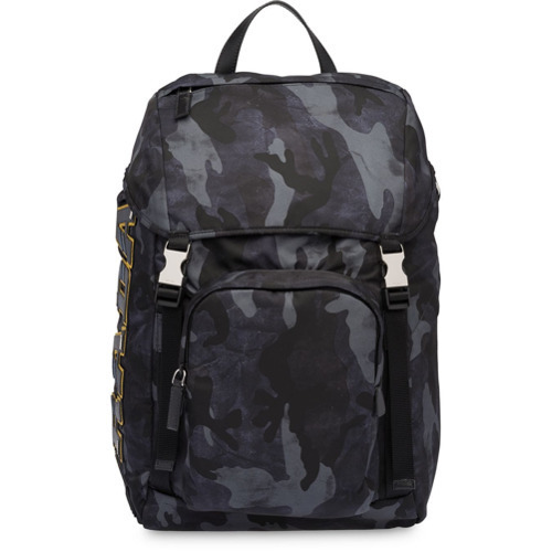prada camouflage backpack
