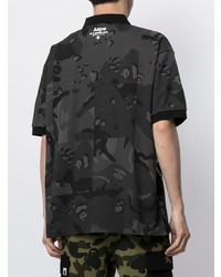 AAPE BY A BATHING APE Aape By A Bathing Ape Camouflage Print Short Sleeved Polo Shirt