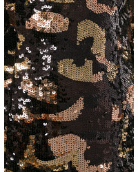 Balmain Camouflage Sequin Dress