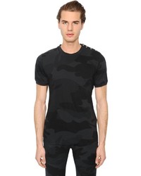 Hydrogen Military Camouflage Cotton T Shirt