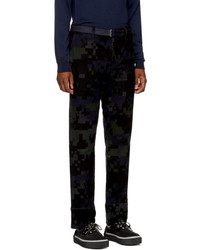 Sacai Black Camouflage Trousers