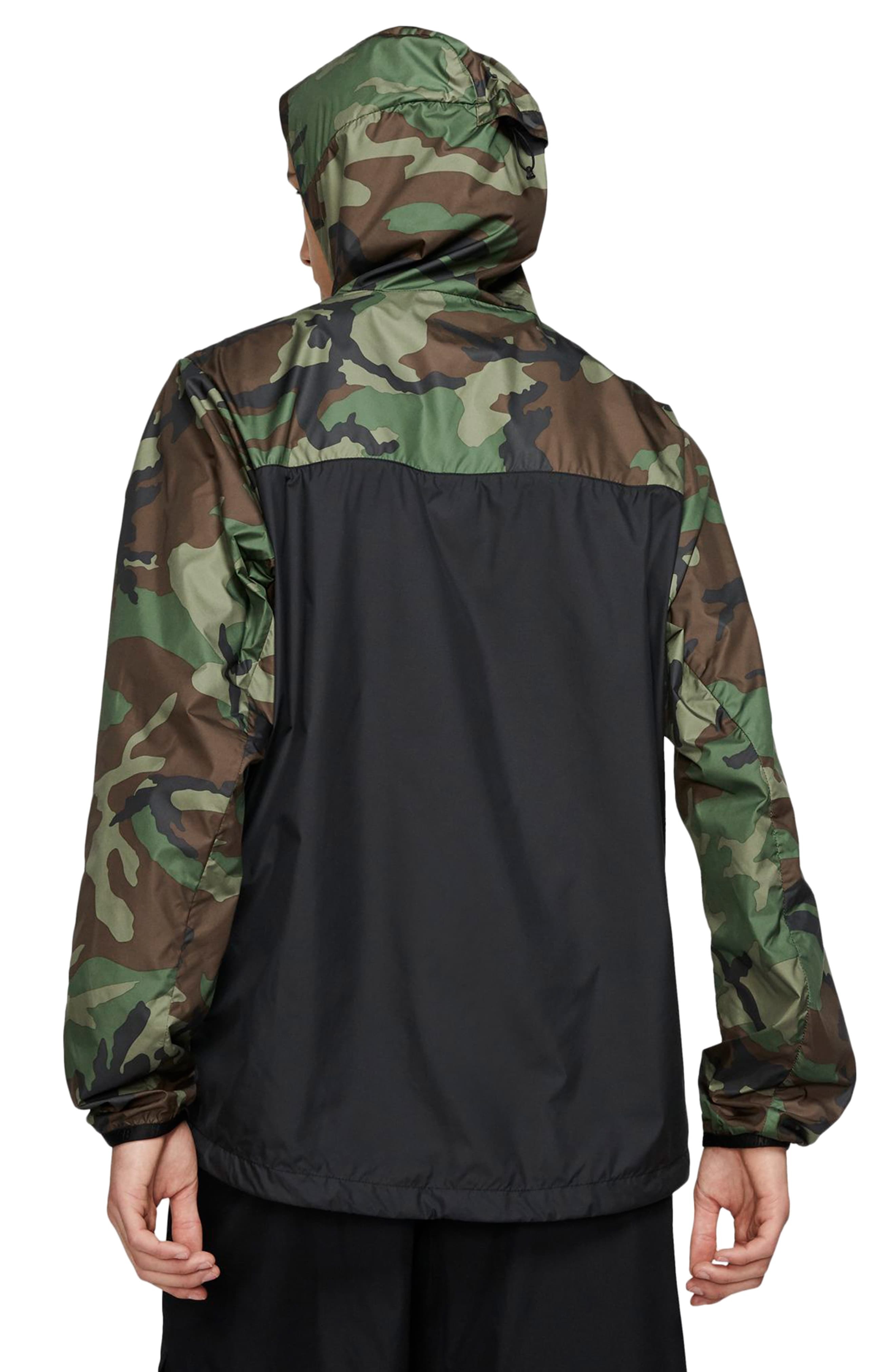 Nike SB Camo Packable Hooded Anorak, $53 | Nordstrom | Lookastic
