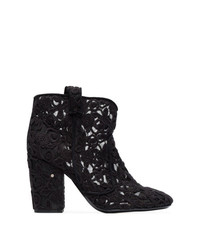 Laurence Dacade Black Pete 95 Crochet Ankle Boots