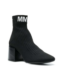 MM6 MAISON MARGIELA Logo Ankle Boots