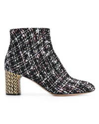 Casadei Tweed Ankle Boots