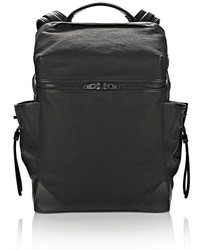 Alexander Wang Small Wallie Backpack In Rubberized Canvas With Matte Black