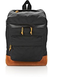 Alexander Wang Wallie Backpack In Black Canvas With Rhodium