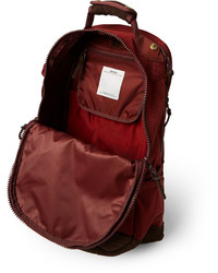 VISVIM Ballistic Canvas And Leather Backpack