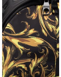 VERSACE JEANS COUTURE Baroque Print Zip Up Backpack