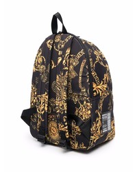 VERSACE JEANS COUTURE Baroque Print Zipped Backpack