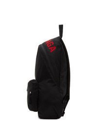 Balenciaga Black And Red Wheel Backpack