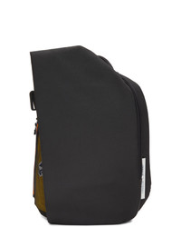 Cote And Ciel Black And Yellow K Way Edition Medium Ecoyarn Isar Backpack