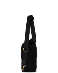 Fendi Black Bag Bugs One Shoulder Backpack