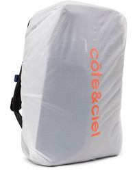Côte&Ciel Black Blue Sormonne Accent Ecoyarn Backpack