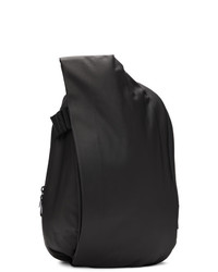 Cote And Ciel Black Canvas Medium Isar Backpack