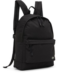 Lacoste Black Canvas Neocroc Backpack