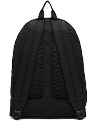 Lacoste Black Canvas Small Neocroc Backpack