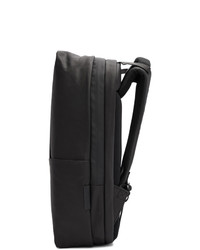 Cote And Ciel Black Canvas Sormonne Backpack