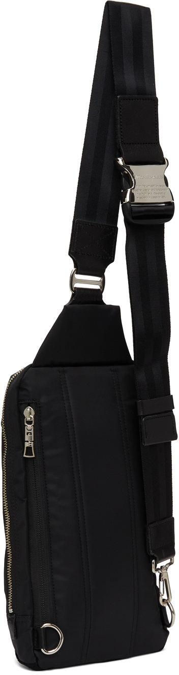 Master-piece Co Black Density Sling Backpack, $205 | SSENSE | Lookastic