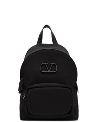 Valentino Black Garavani Vlogo Backpack