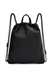 Gucci Black Gg Supreme Zaino Backpack
