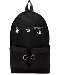 Off-White Black Industrial Logo Backpack