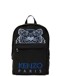 Kenzo Black Kampus Tiger Backpack