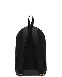 Thom Browne Black Leather Base Unstructured Backpack
