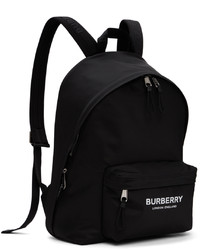 Burberry Black Logo Backpack