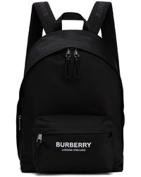 Burberry Black Logo Backpack