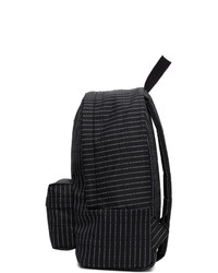 Maison Margiela Black Logo Stripe Classic Backpack