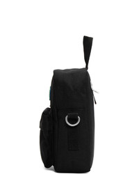 Ader Error Black Mini Stone Logo Backpack Bag