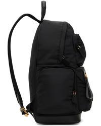 Tom Ford Black Multi Compartt Backpack
