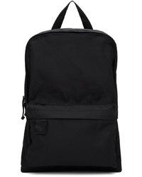 N. Hoolywood Black Nylon Canvas Backpack