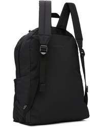N. Hoolywood Black Porter Edition Large Canvas Backpack