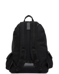 Juun.J Black Side Pocket Backpack