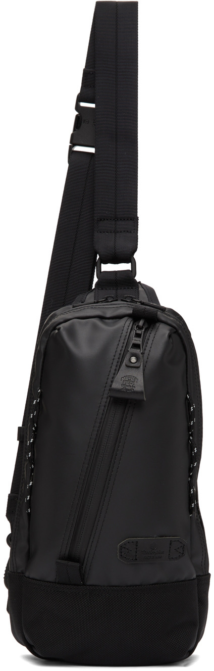 Master-piece Co Black Slick Sling Backpack, $235 | SSENSE | Lookastic