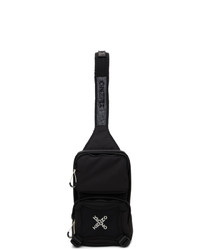 Kenzo Black Sport Logo Single Shoulder Backpack
