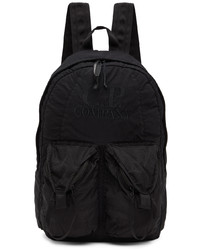C.P. Company Black Taylon Mixed Backpack