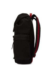 Gucci Black Techno Canvas Backpack